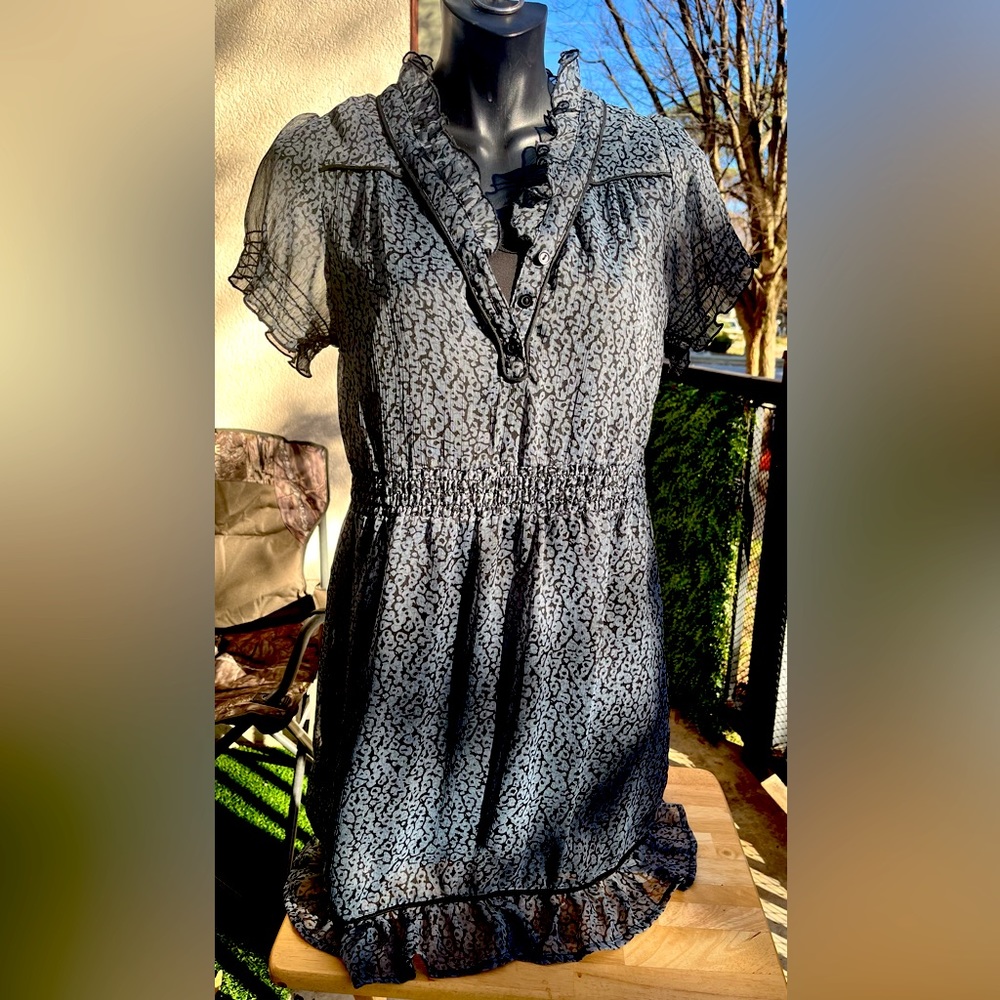 Brooklyn Industries shirtdress size 8 with slip